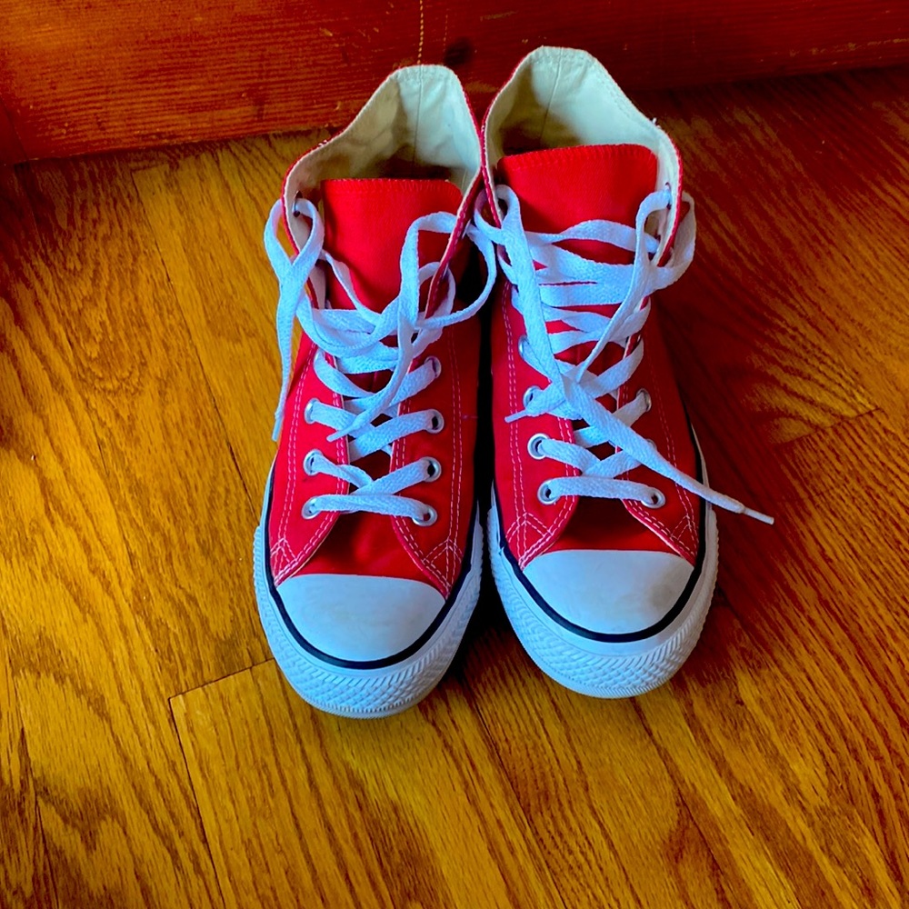 Red Converse All Star Sneakers